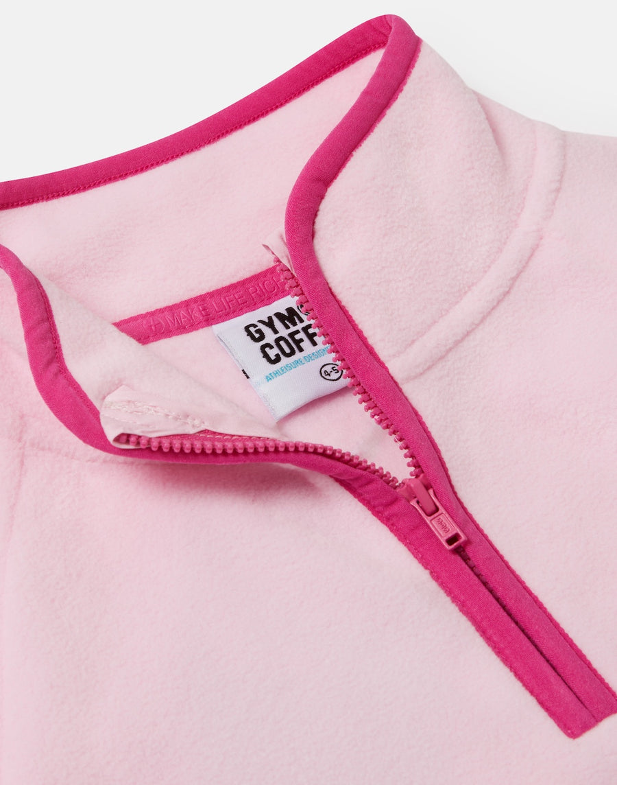 Kids Polar Fleece in Baby Pink