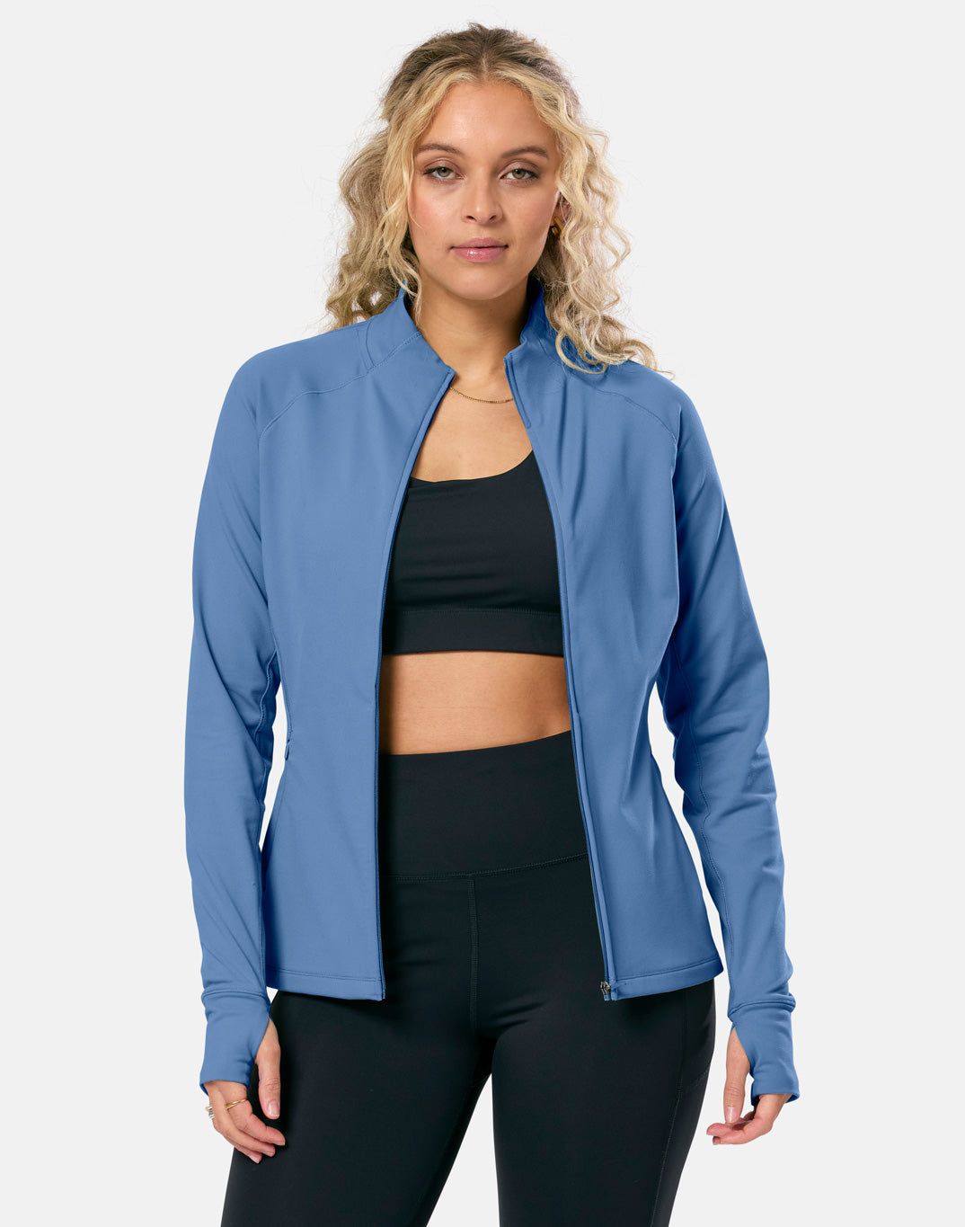 Relentless Full Zip in Oasis Blue