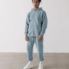 The Oversized Zip Hoodie in Chalk Blue - Hoodies - Gym+Coffee IE