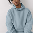 The Oversized Pullover Hoodie in Chalk Blue - Hoodies - Gym+Coffee IE