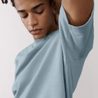 The Oversized Tee in Chalk Blue - T-Shirts - Gym+Coffee IE