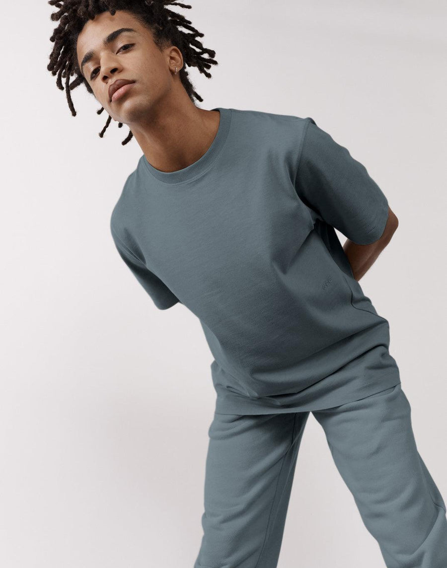 The Oversized Tee in Slate Grey - T-Shirts - Gym+Coffee IE