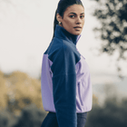 Half Zip Crop Polar Fleece in Lilac - Fleeces - Gym+Coffee IE