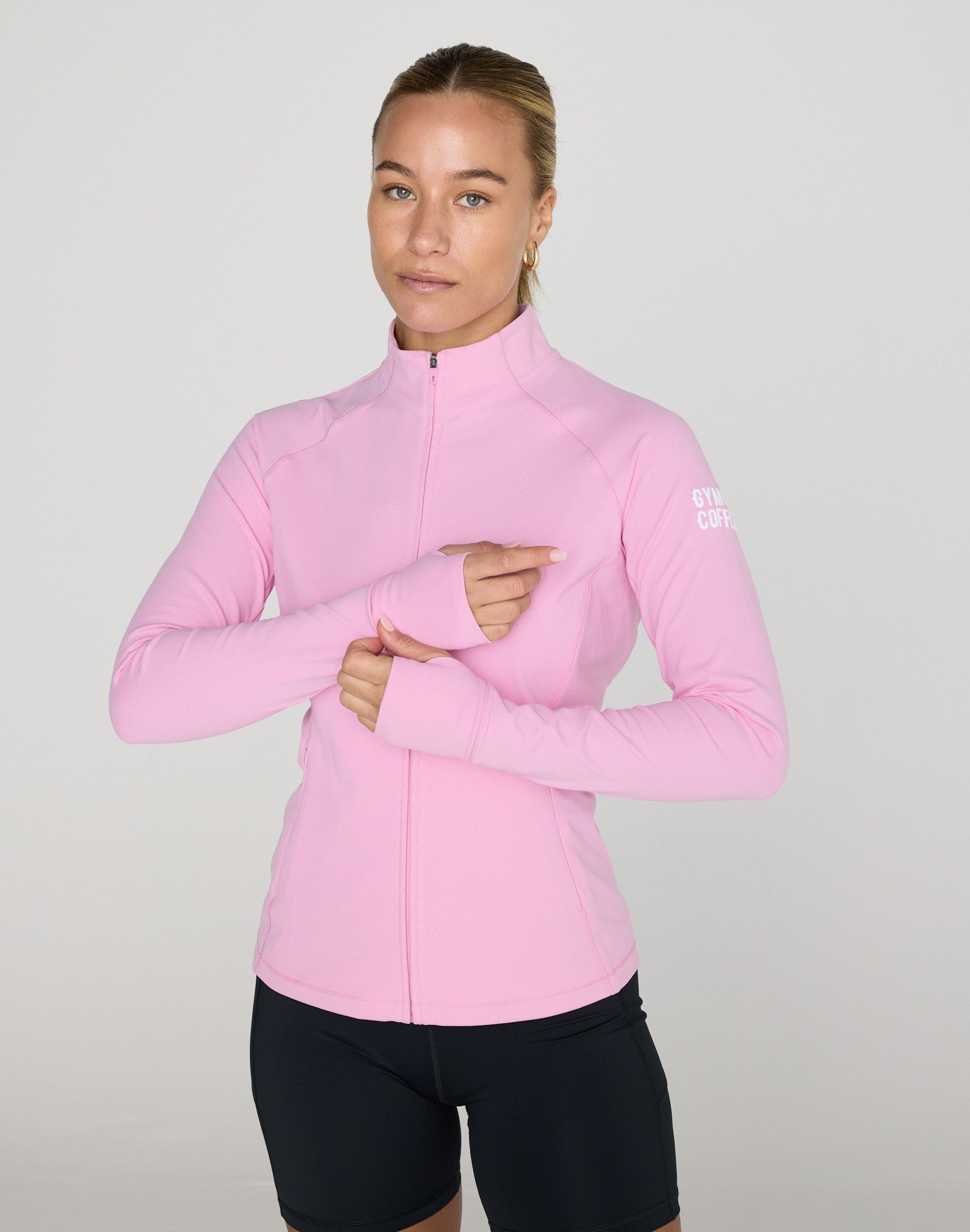 Relentless Full Zip in Pink Blossom