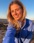 Daily Snap Collar Sweatshirt in Tidal Blue