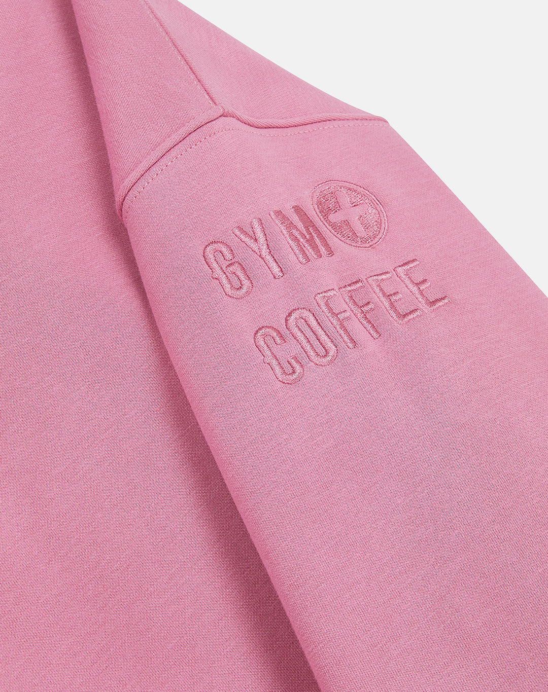 Snap Collar Sierra Sweatshirt in Pink Velvet