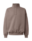 Snap Collar Sierra Sweatshirt in Pebble