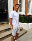 Ripstop Shorts in Stone Grey