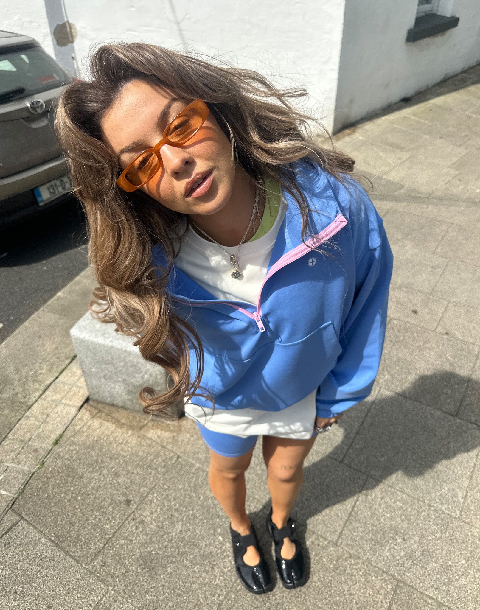 Haven Hoodie in Periwinkle Blue
