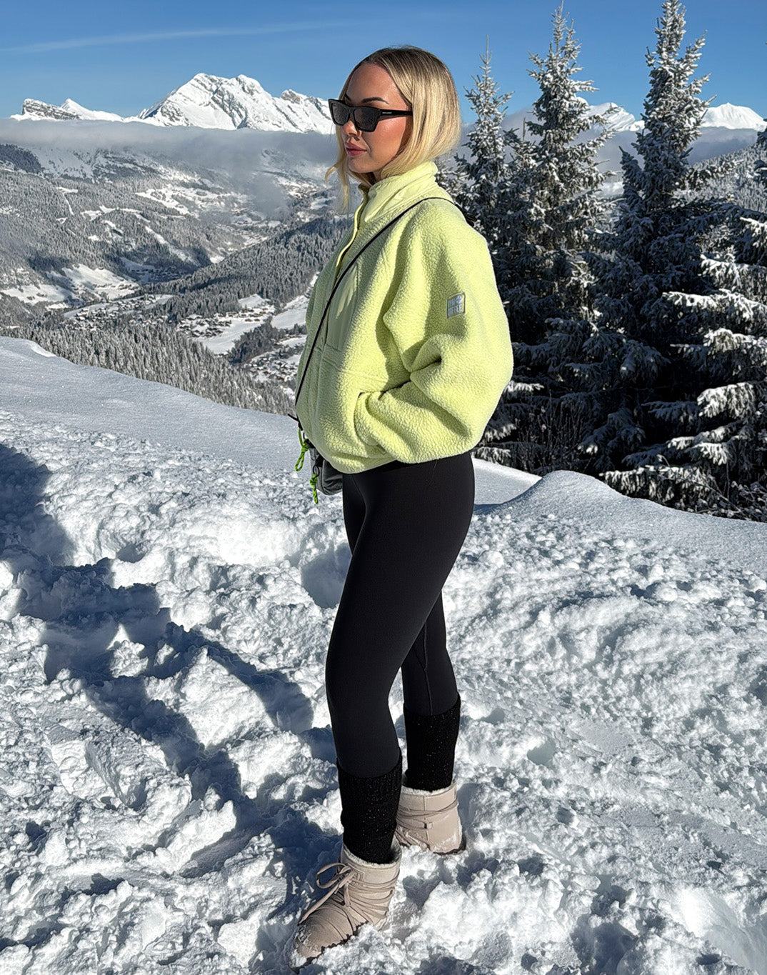 Horizon Layer Up Jacket in Lime Sorbet