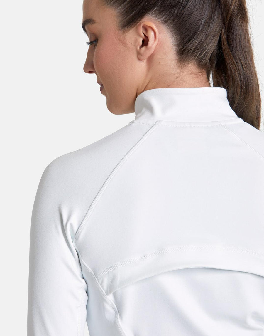 Adaptive Zip in Striker White - Midlayer - Gym+Coffee IE