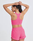 All-In V-Neck Bra in Flash Pink - Bras - Gym+Coffee IE