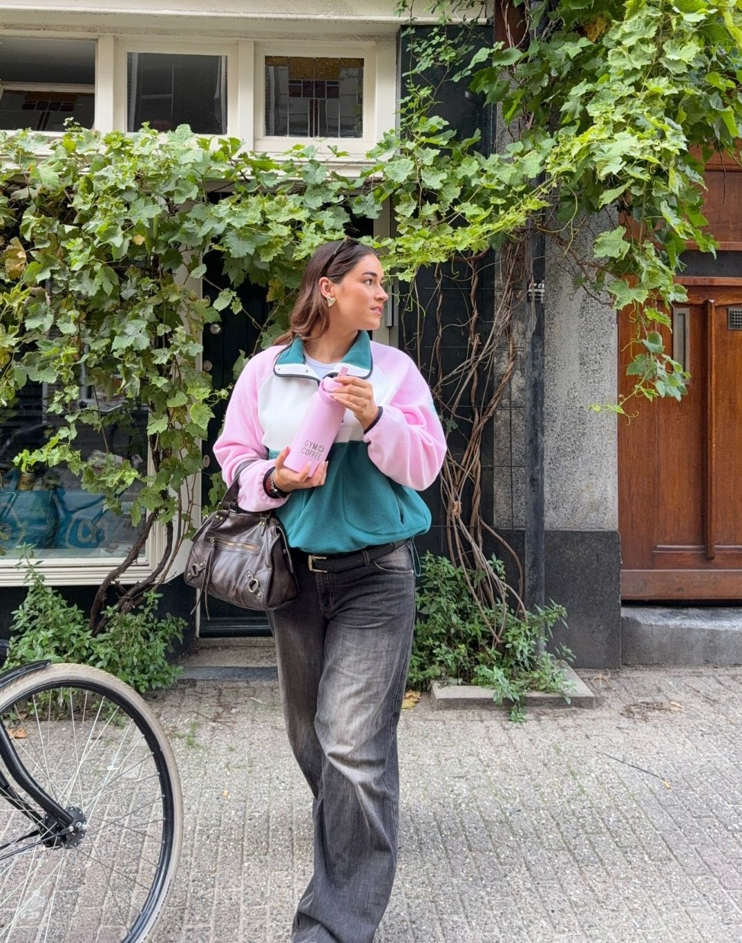 Snap Polar Fleece in Baby Pink