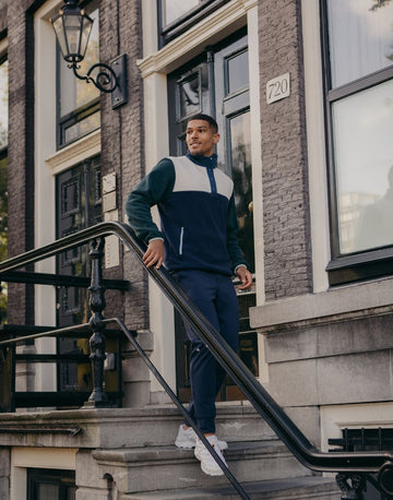 Half Snap Polar Fleece in Twilight Navy