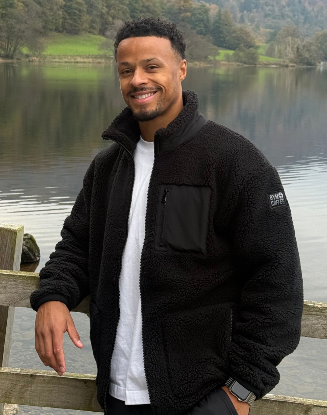 Industry Fleece Jacket in Black