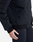 Blaze Bomber Jacket in Jet Black - Outerwear - Gym+Coffee IE