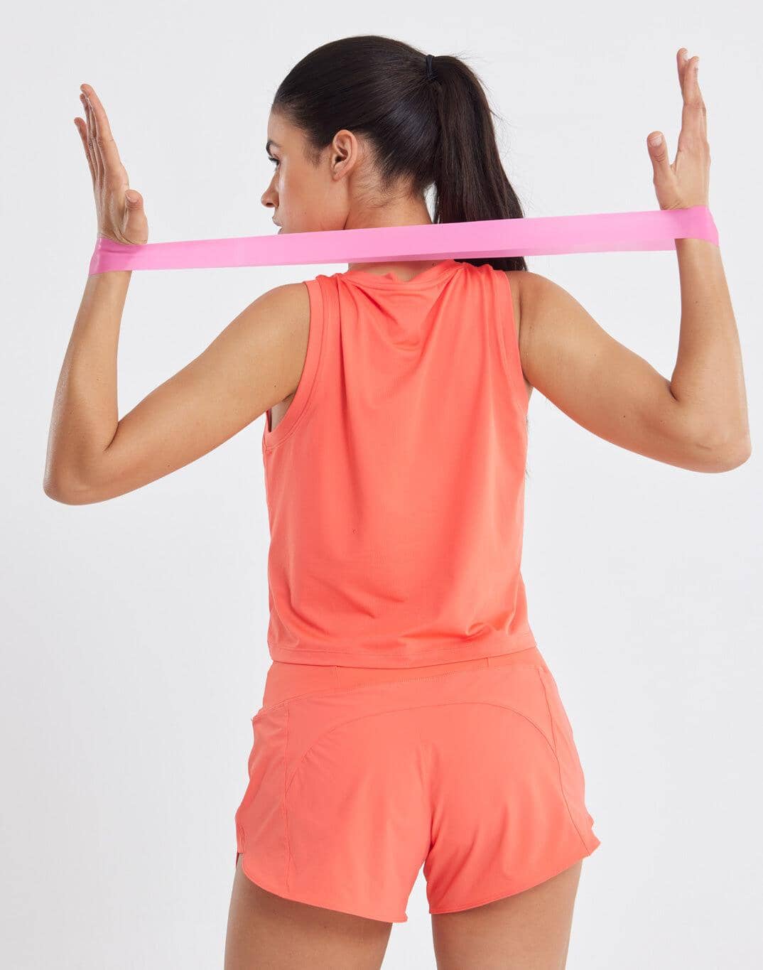 Boxy Crop Vest in Watermelon - Tanks - Gym+Coffee IE