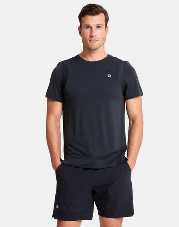 Celero Tee in Jet Black - T-Shirts - Gym+Coffee IE