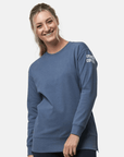 Chill Longline Crew in Thunder Blue - Sweatshirts - Gym+Coffee IE