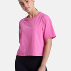 Essential Crop Tee In Empower Pink - T-Shirts - Gym+Coffee IE