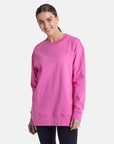 Chill Longline Crew in Empower Pink - Sweatshirts - Gym+Coffee IE