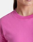 Chill Longline Crew in Empower Pink - Sweatshirts - Gym+Coffee IE