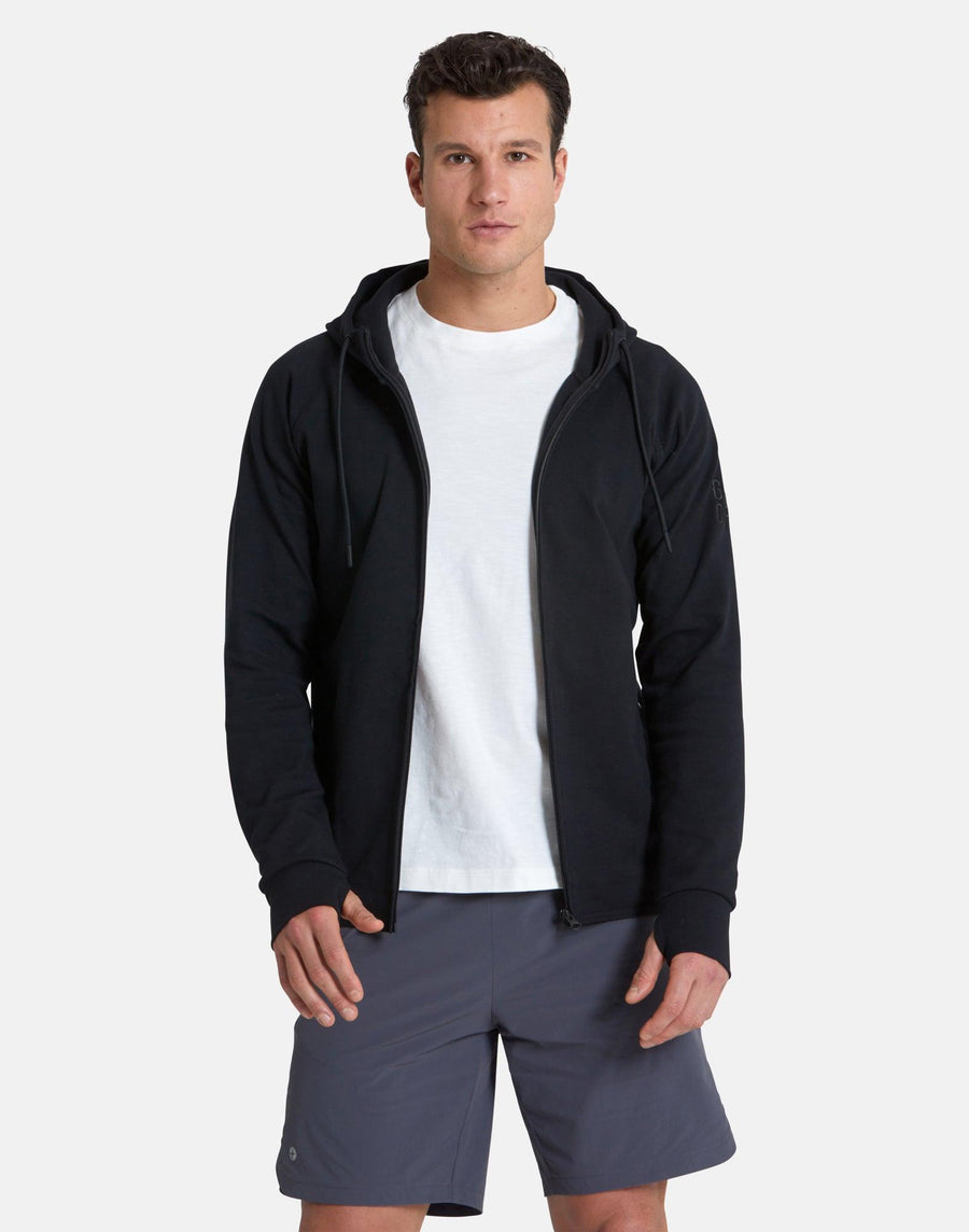 Chill Zip Hoodie in Black - Hoodies - Gym+Coffee IE