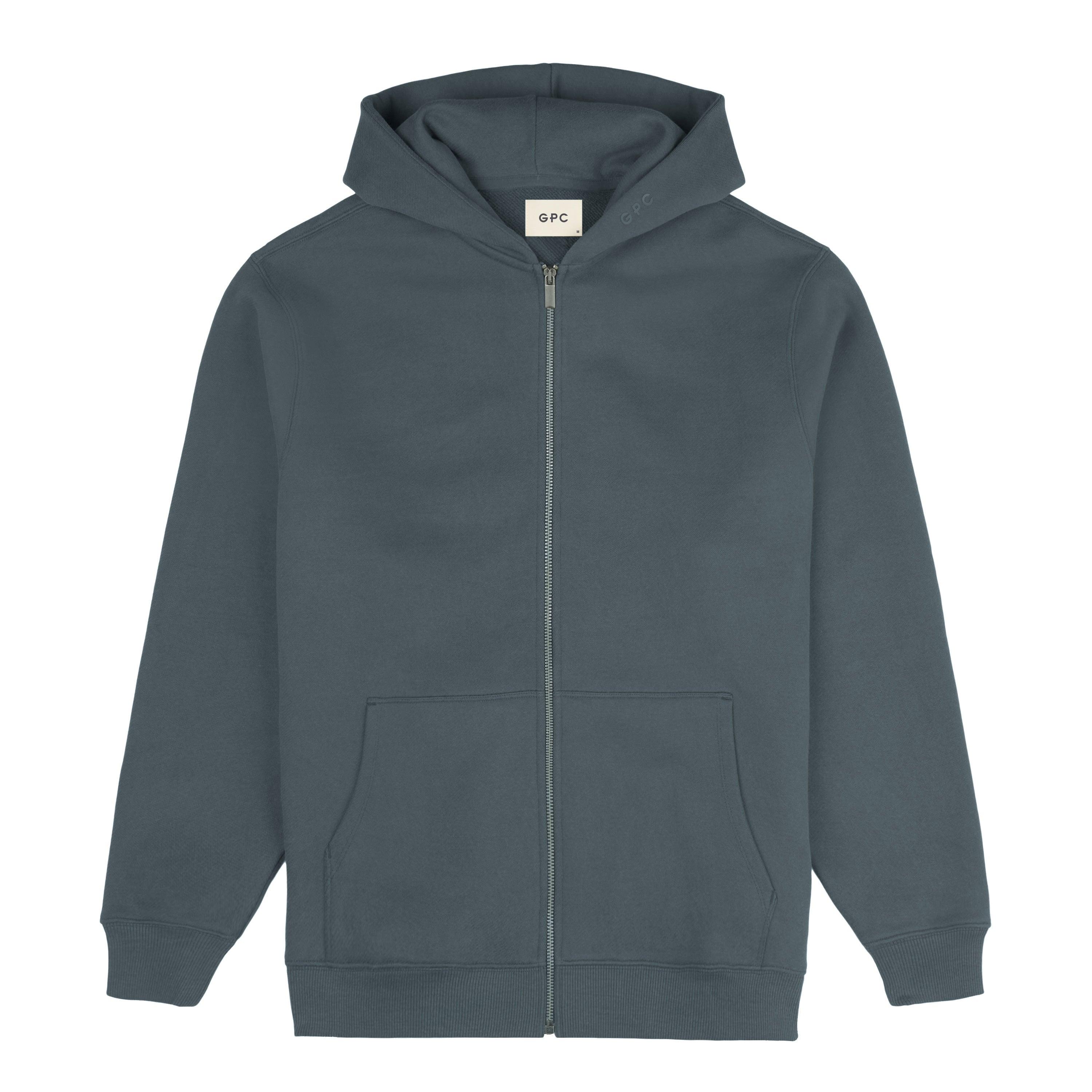 Buy Slate Grey Hoodie Premium Textured Overhead Hoodie from Next Belgium