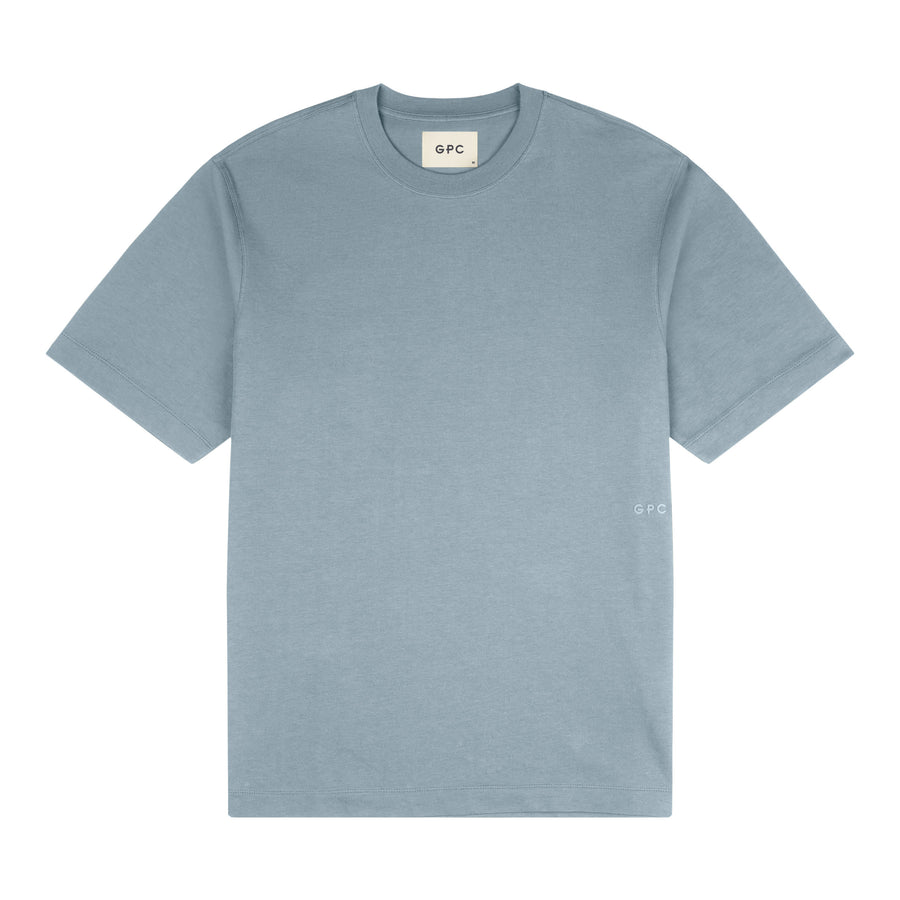 The Oversized Tee in Chalk Blue