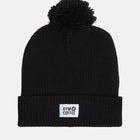 Jet Black Bobble Beanie - Beanies - Gym+Coffee IE