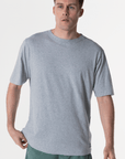Kinney Tee in Grey Marl - T-Shirts - Gym+Coffee IE