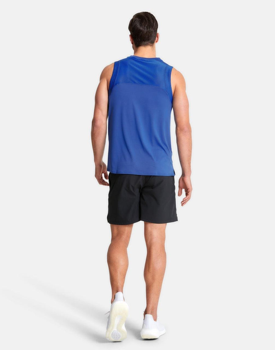 Men's Celero Vest in Earth Blue - Tanks - Gym+Coffee IE