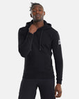 Mens Chill Pullover Hoodie in Black - Hoodies - Gym+Coffee IE