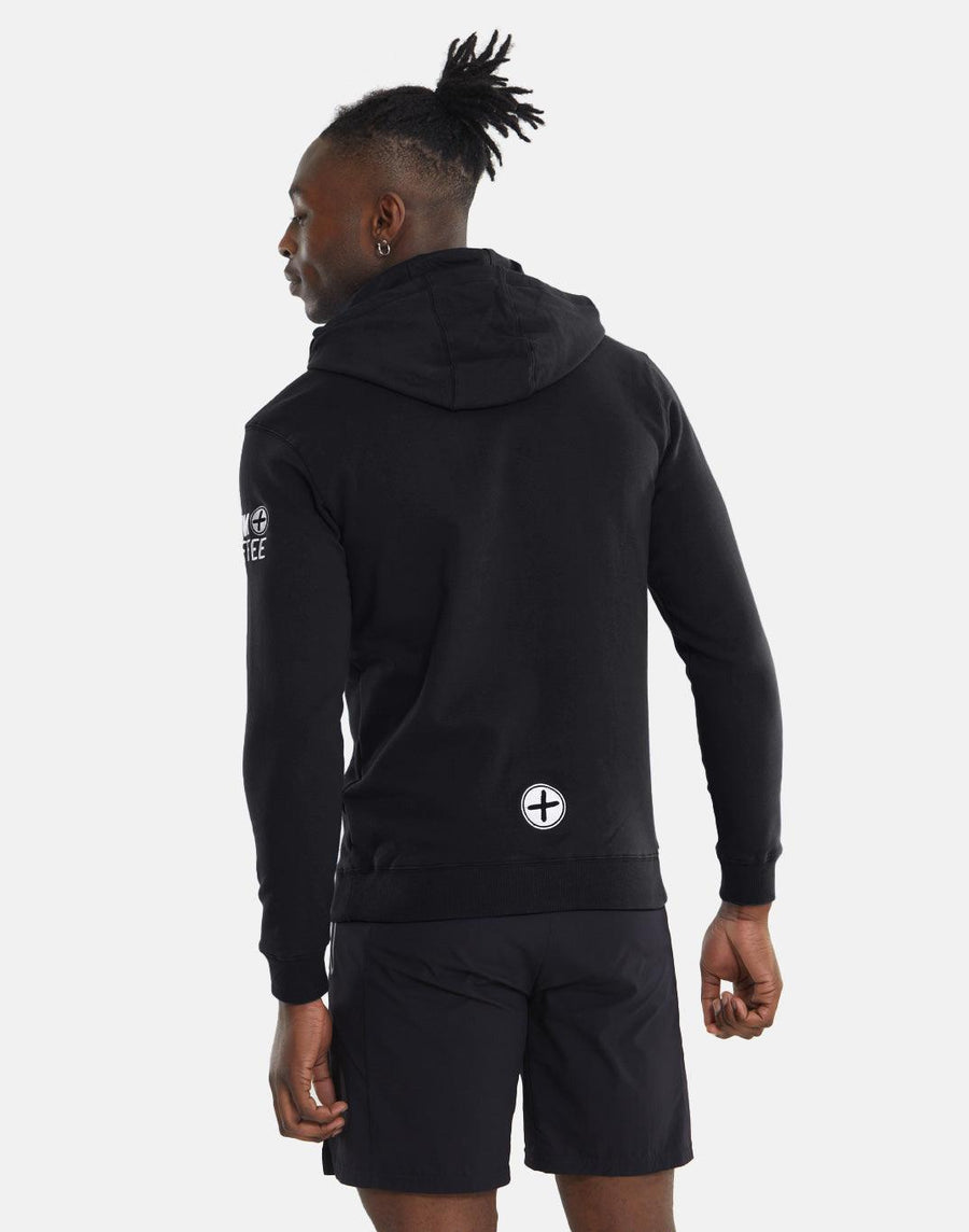 Mens Chill Pullover Hoodie in Black - Hoodies - Gym+Coffee IE