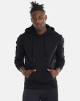 Mens Chill Pullover Hoodie in Black - Hoodies - Gym+Coffee IE