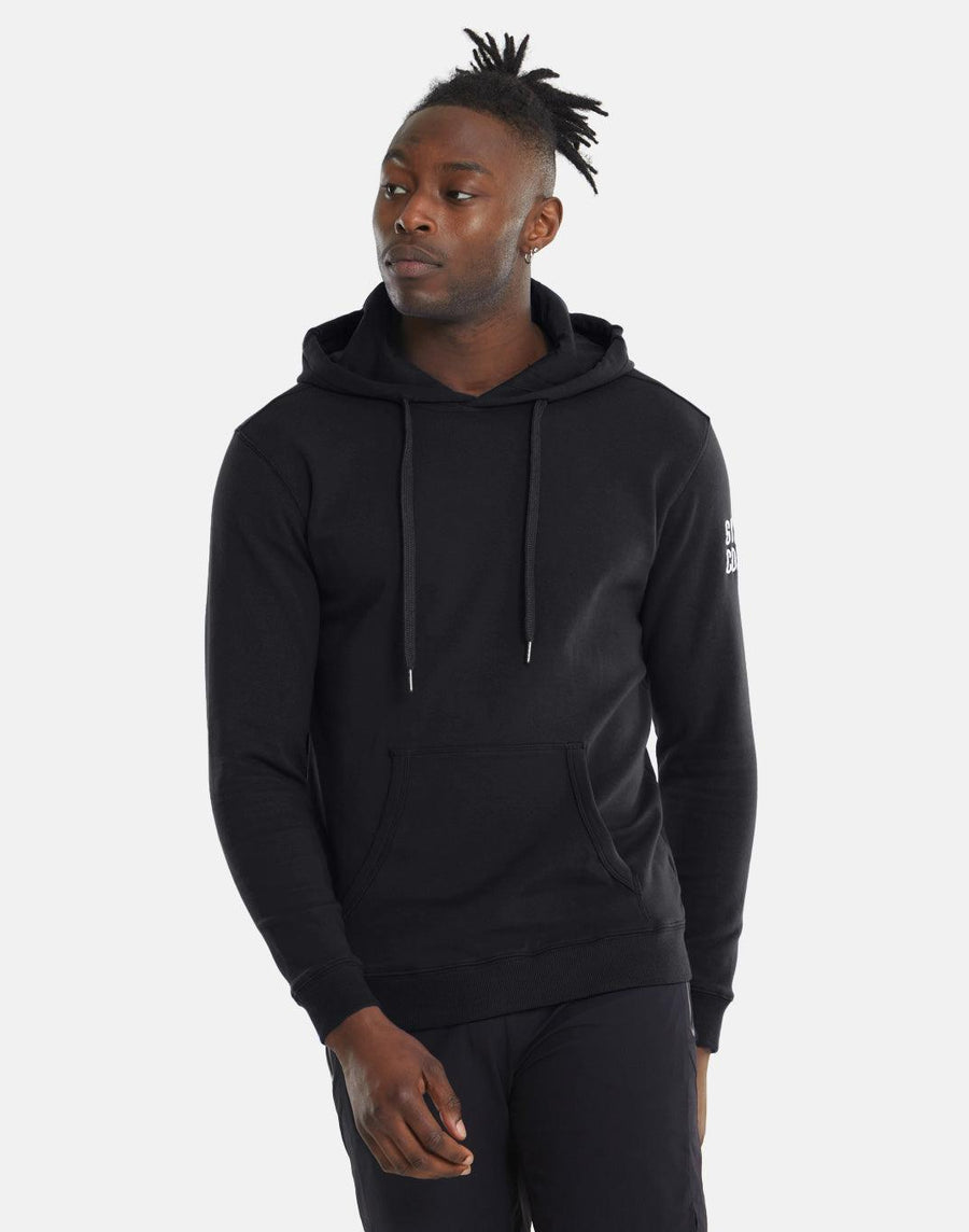 Mens Chill Pullover Hoodie in Black - Hoodies - Gym+Coffee IE