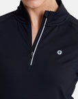 Relentless 1/4 Zip in Black - Midlayer - Gym+Coffee IE