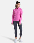 Relentless 1/4 Zip in Empower Pink - Midlayer - Gym+Coffee IE