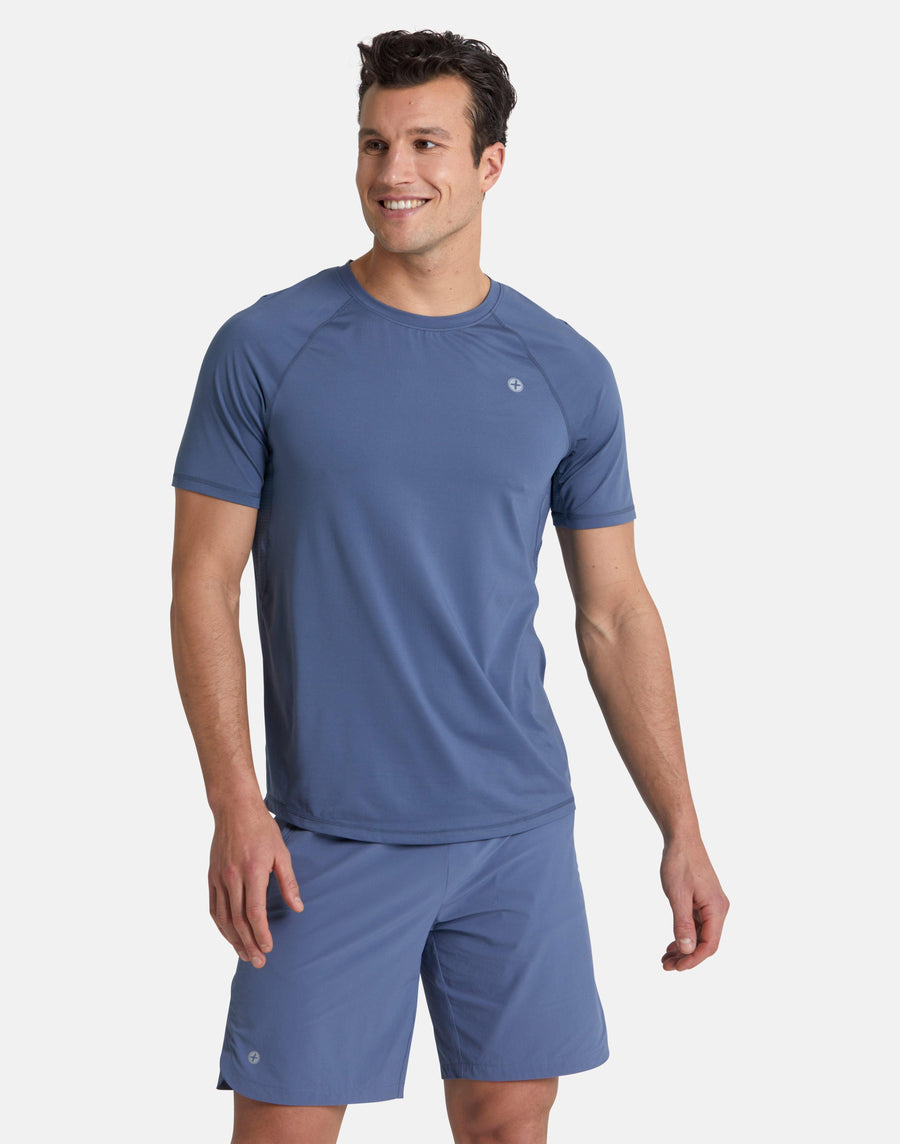 Relentless Tee in Thunder Blue - T-Shirts - Gym+Coffee IE
