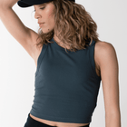 Ribbed Crop Vest in Orbit - Tanks - Gym+Coffee IE