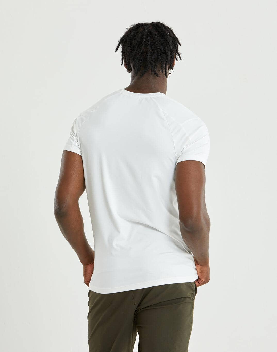 Mens Sector Tee in White - T-Shirts - Gym+Coffee IE