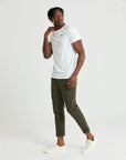 Mens Sector Tee in White - T-Shirts - Gym+Coffee IE