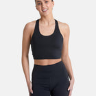 Session Long Line Bra in Black - Bras - Gym+Coffee IE