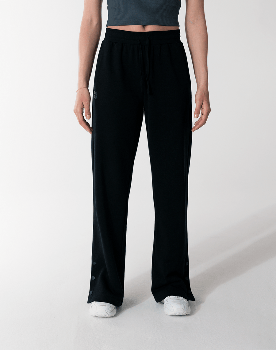 Snap Joggers in Jet Black Gym Coffee IE