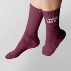 Sports Socks in Burgundy - Socks - Gym+Coffee IE