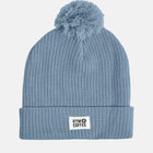 Storm Blue Bobble Beanie - Beanies - Gym+Coffee IE