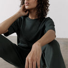 The Oversized Tee in Earth Green - T-Shirts - Gym+Coffee IE