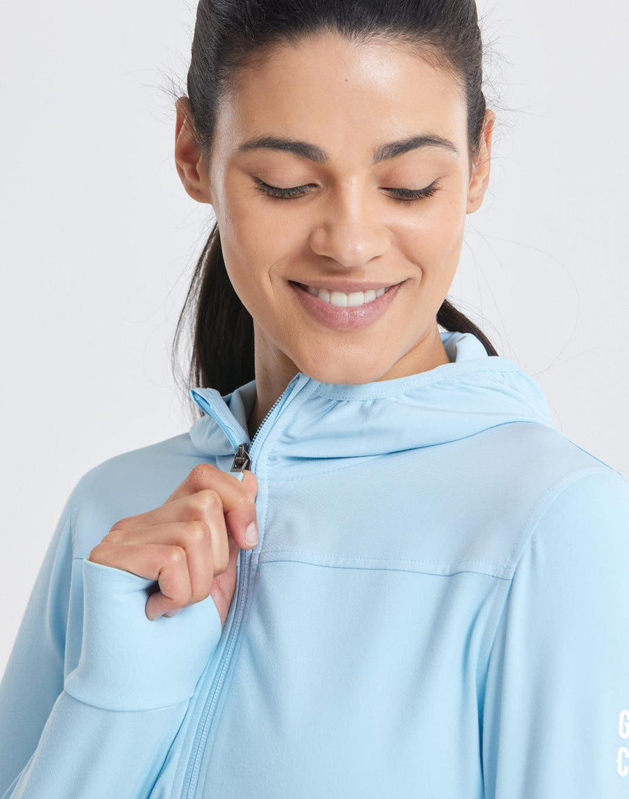 Upside Hoodie in Baby Blue - Hoodies - Gym+Coffee IE