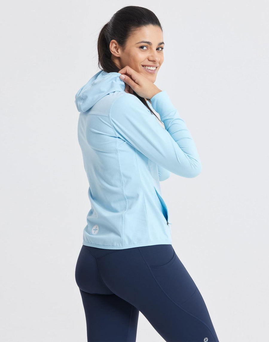 Upside Hoodie in Baby Blue - Hoodies - Gym+Coffee IE