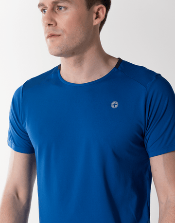 Venice Active Tee in French Blue - T-Shirts - Gym+Coffee IE